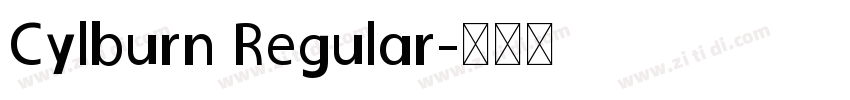 Cylburn Regular字体转换